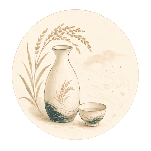 日本酒のイラスト